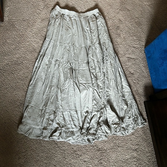 Maxi Skirt in light tan colour - Picture 1 of 5